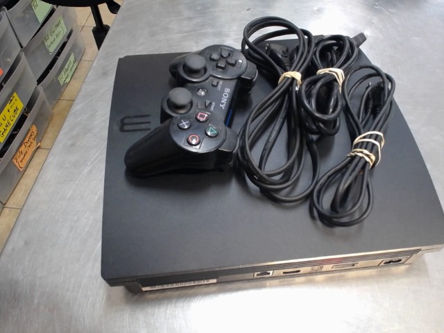 Ps3 slim + man + fils