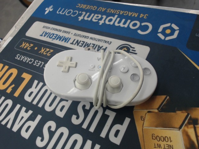 Manette de wii classic