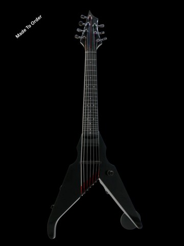 Violon electric noir forme v