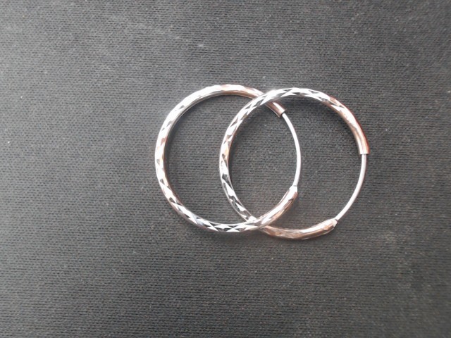 Boucle oreilles argent