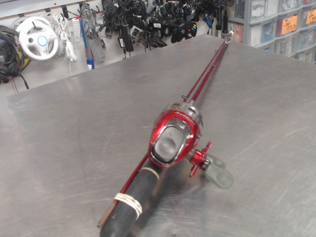 Canne peche+reel zebco annihilator