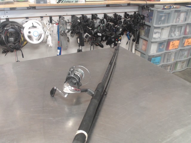 Canne peche+reel rapala husky htp