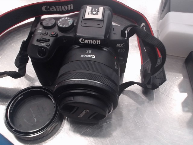 Canon r10 avec lentille 35mm
