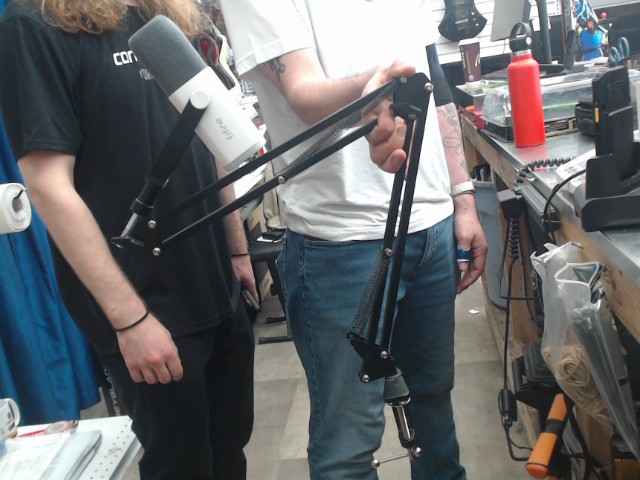 Fifine microphone xlr with metal arm