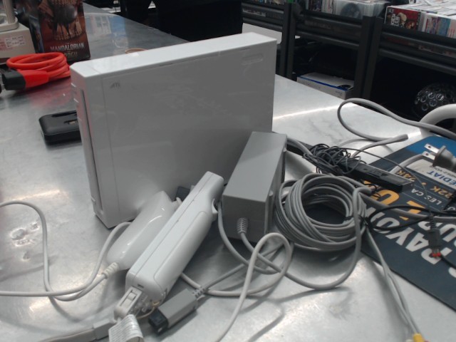 Console wii avec fils et manette