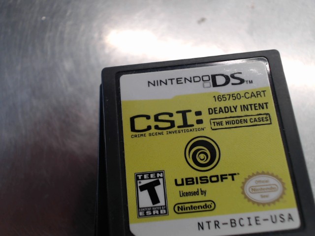 C.s.i deadly intent