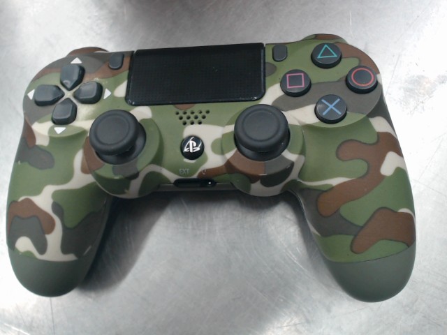 Manette ps4 wireless camo green