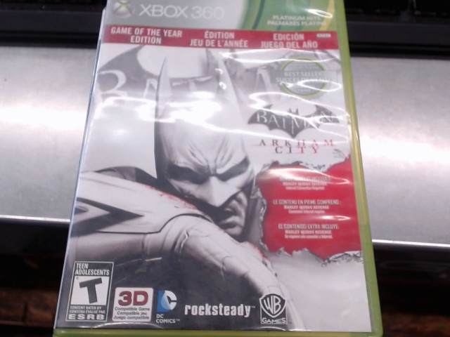 Batman arkham city edition jeu de lannee