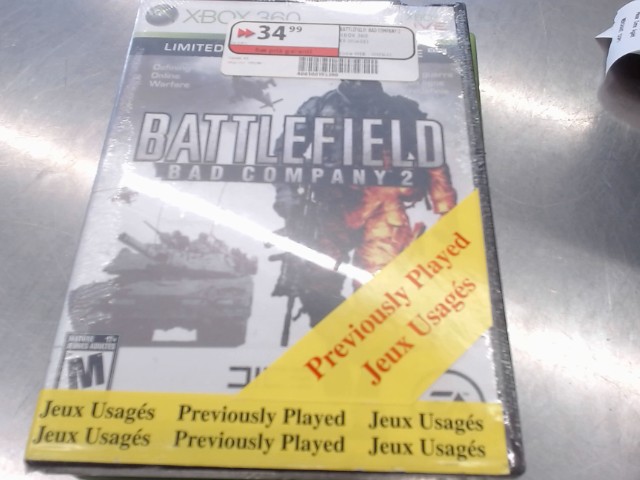 Battlefield bad compagny 2 xbox 360