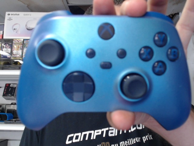 Manettee xbox one bleu
