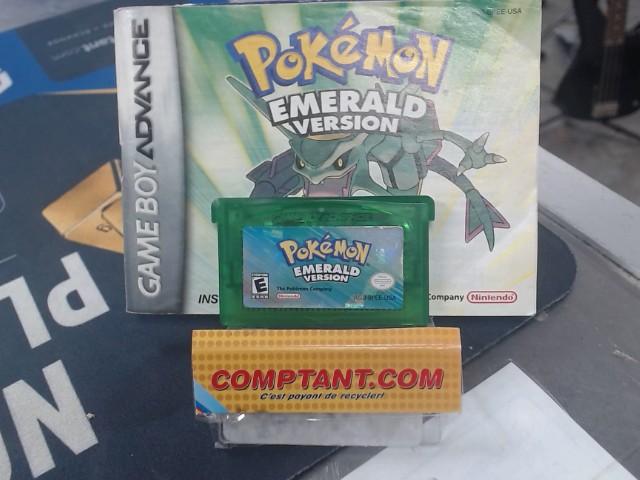 Pokemon emerald version+livret