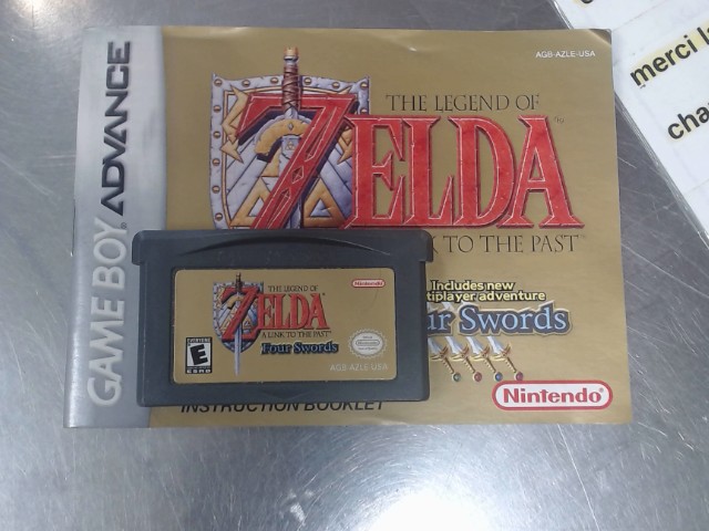 Zelda link tothe past 4sword+livret