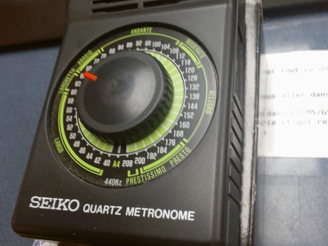Metronome en boite