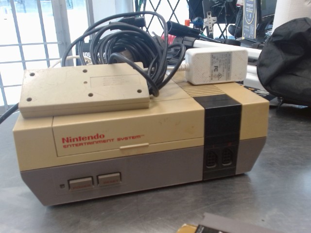 Console nintendoavec une man