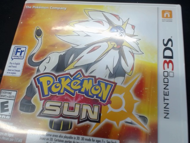 Pokemon sun 3ds