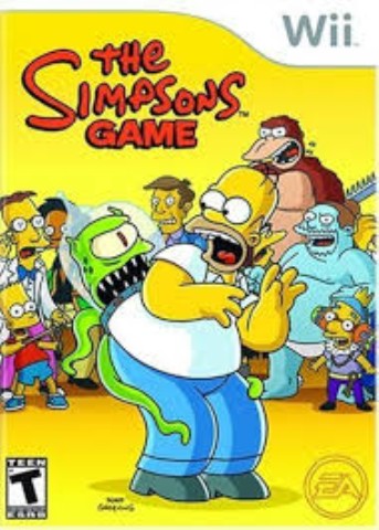 The simpsons game wii nintendo