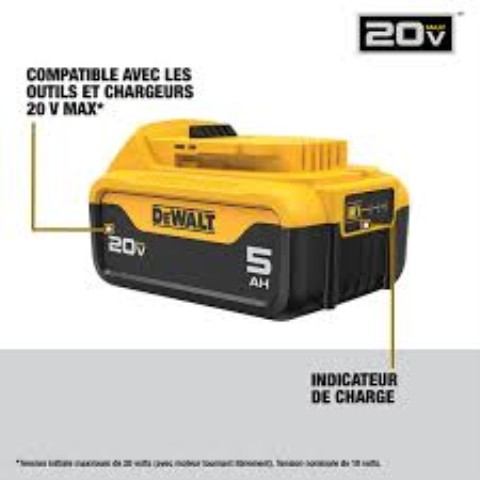 Dewalt batterie 5.0ah