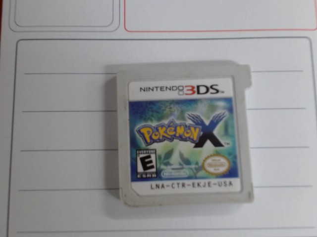 Pokemon x cartidge only 3ds