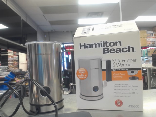 Hamilton beach mousseur a lait