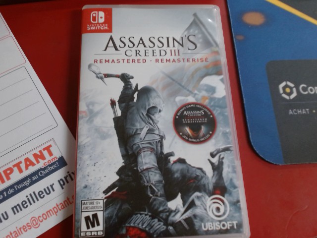 Assassins creed iii remastered switch