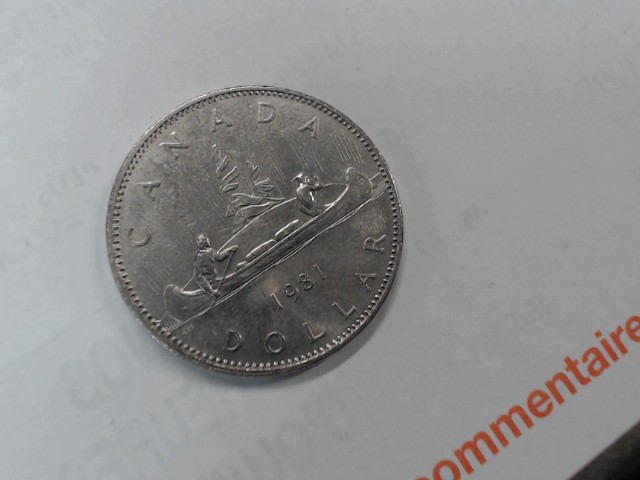 1981 canadian voyageur 1$ argent