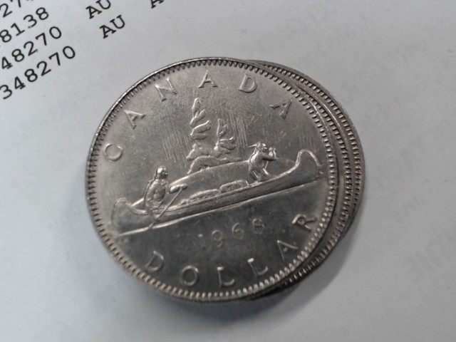 1968 canadian voyageur 1$ argent