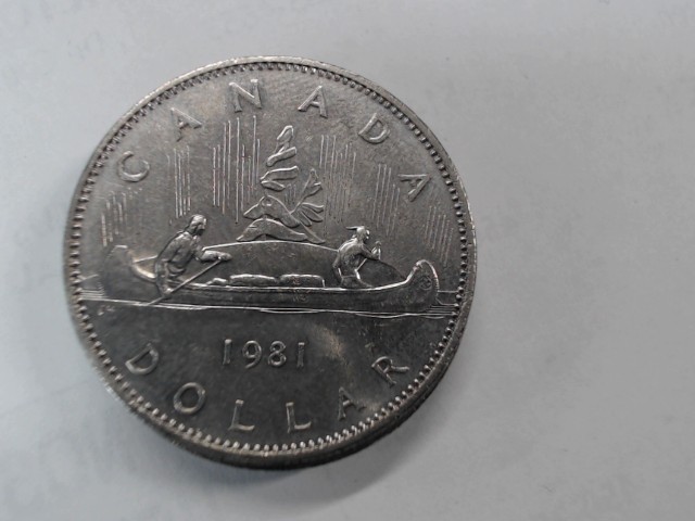 1981 canadian voyageur 1$ argent