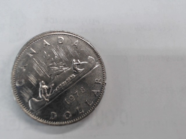 1978 canadian voyageur 1$ argent