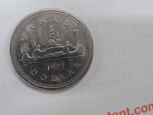 1977 canadian voyageur 1$ argent