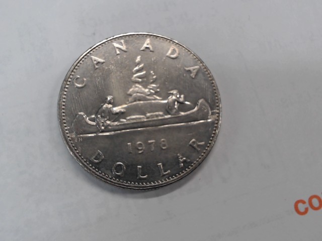 1978 canadian voyageur 1$ argent