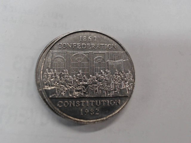 1982 canadian constitution 1$ argent