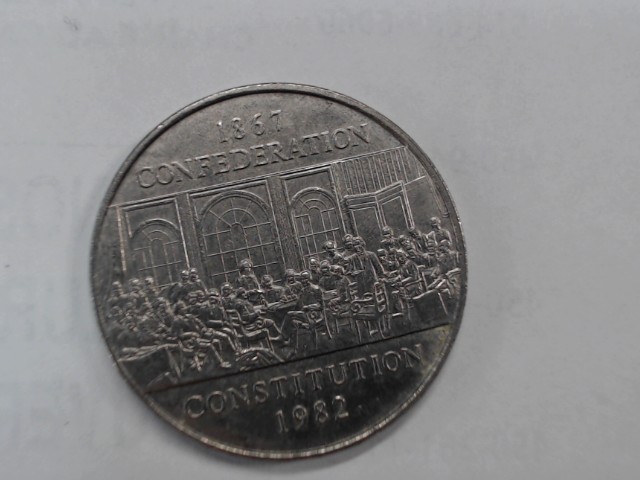 1982 canadian constitution 1$ argent