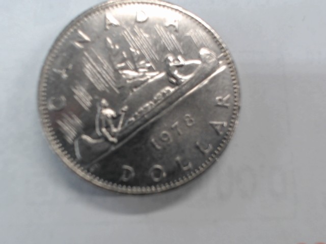 1978 canadian voyageur 1$ argent