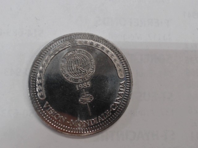 1985 canadian 'rif' 1$ argent