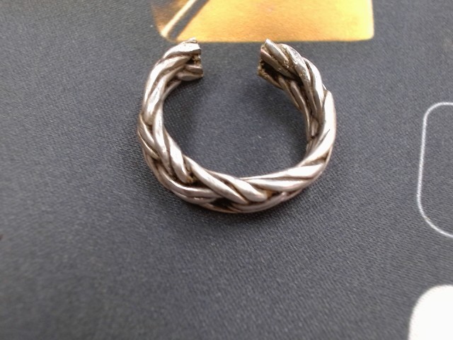 Bague argent 925 couper