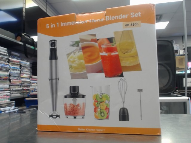 5 in 1 immersion hand blender set