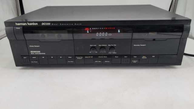 Dual deck casette player