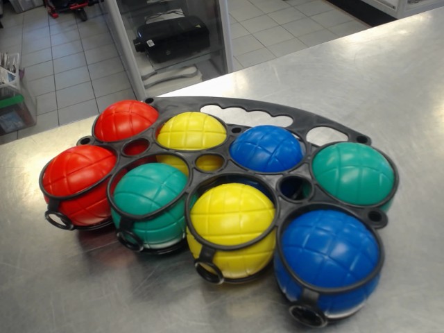 Lot de 8 boules francaise de petanque
