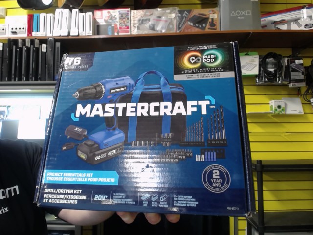 Kit perceuse 76 morceaux neuf en boite