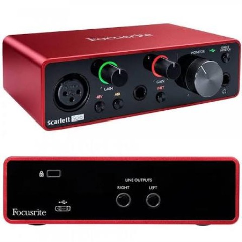 Interface scralett solo studio 3rd gen
