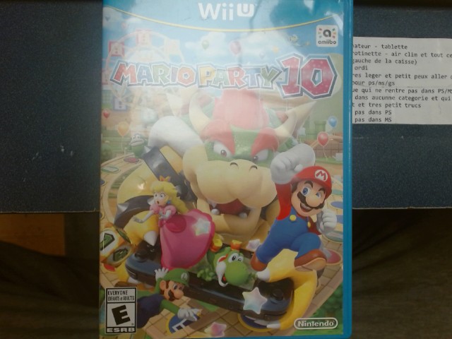 Mario party 10 for wii u