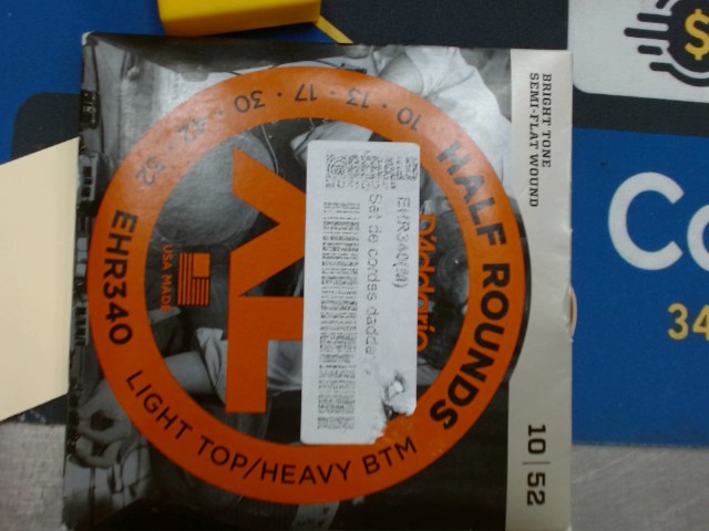 Set de corde half rounds d'addario 10-52