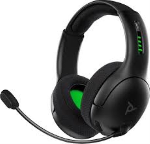 Ecouteur noir et vert sans fil