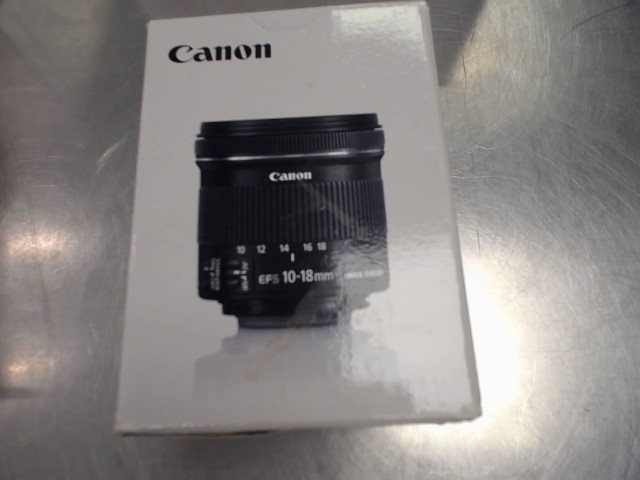 Lens canon efs 10-18mm en boite