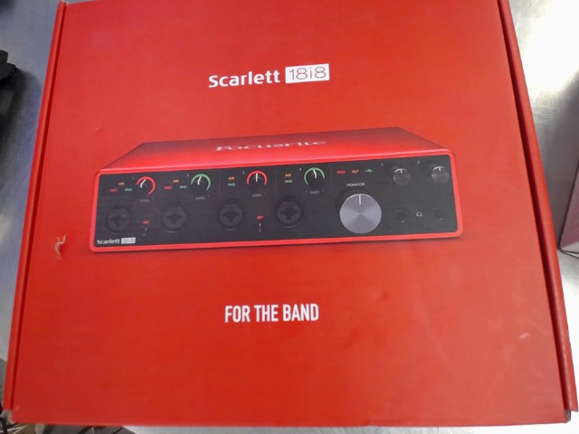 Interface audio scarlett 18i8 en boite