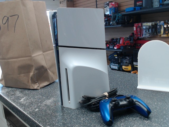 Ps5 slim a disc+man+fils
