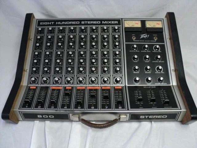 Vintage peavey 8 channel mixer tested