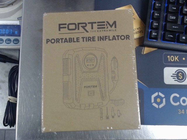 Portable tire inflator 120w 25l/min