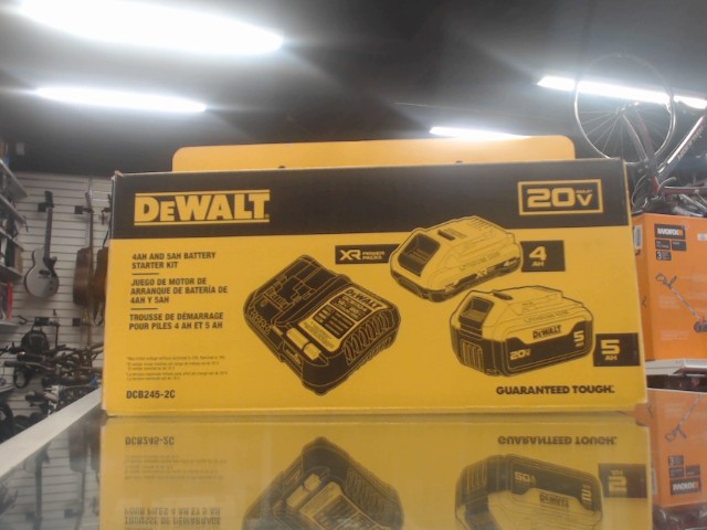 New 4.0ah 5.0ah battery starter kit