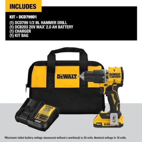 1/2'' hammer drill driver kit neuf